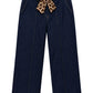 Jeans mit Leo-Bindegürtel, Gr. 36-44
