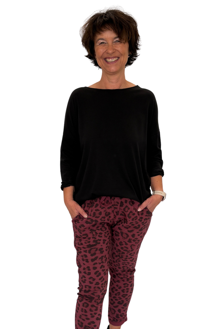 Soft Elegance Longsleeve schwarz, Gr. 36-42
