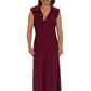 Bordeaux Chic Kleid, Gr. 36-38