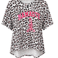 Leo-Shirt "Namaste" rosa, Gr. 36-42