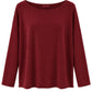 Soft Elegance Longsleeve bordeaux, Gr. 36-42