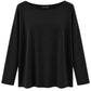 Soft Elegance Longsleeve schwarz, Gr. 36-42