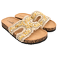 Pantolette Glam Stone beige, Gr. 36-41