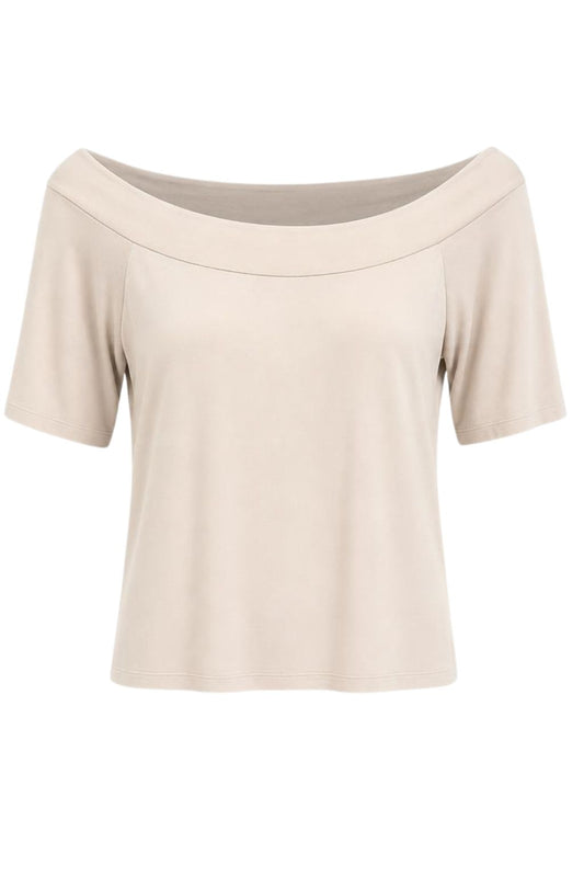 Shirt "Carmen Chic" beige, Gr. 34-38