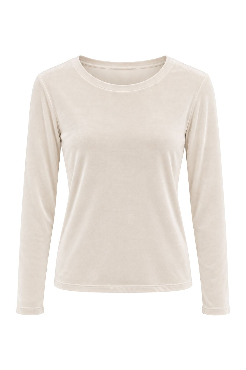 Soft Nicki Longsleeve beige, Gr. 36-42