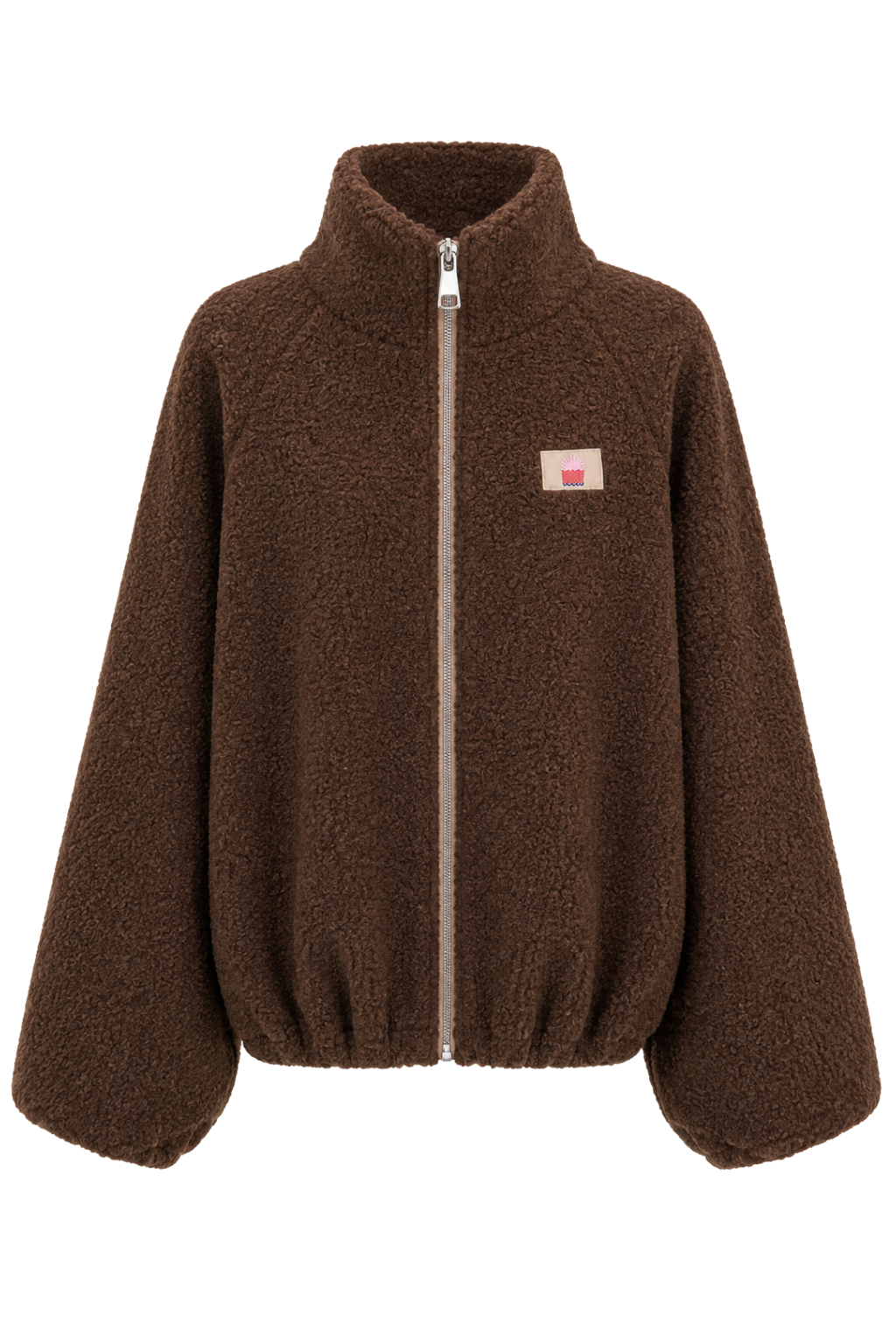Teddy Jacke Love schokobraun, Gr. 34-42