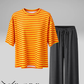 Set „Candy Stripes“ gelb/schwarz, Gr. 36-44