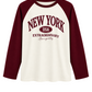 Shirt New York College bordeaux, Gr. 34-42