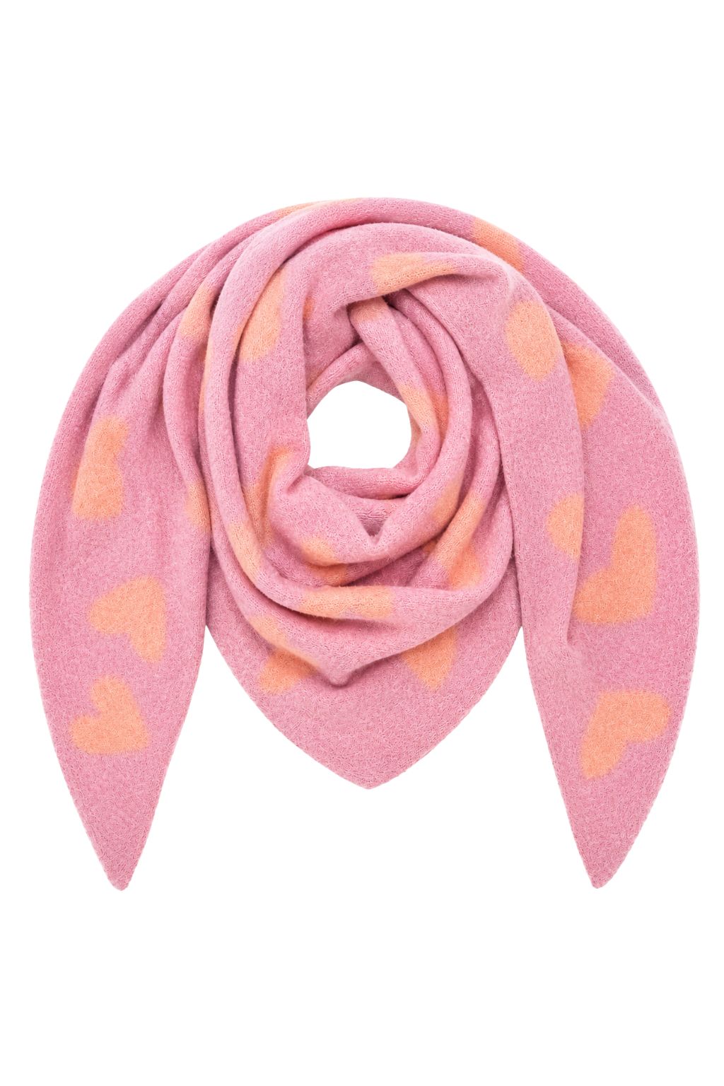 Wendeschal Herzen pink-orange