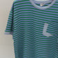 Streifen-Shirt mit Tasche blau, Gr. 38-44