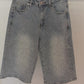 Glitzer Denim Bermuda, Gr. 34-42