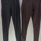 Lederlook Leggins schokobraun, Gr. 34-44