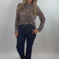 Leopard Print Longsleeve Gr. 34-38