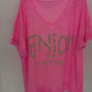 Shirt „Enjoy Love & Peace“, Gr. 38-44