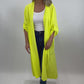 Cardigan limette , Gr. 36-42