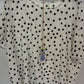 Blusenshirt mit Polka-Dots weiß, Gr. 36-42