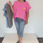 Streifen-Shirt "Ciao" pink, Gr. 34-42