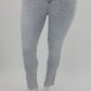 Skinny-Jeans grau, Gr. 38-40