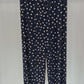 Sommerhose Polka dots dunkelblau, Gr. 36-40