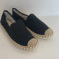 Espadrilles Slipper schwarz, Gr. 36-41