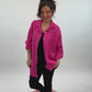 Musselinbluse pink, Gr. 36-44