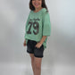 Oversize-Shirt "Los Angeles" mintgrün, Gr. 38-44