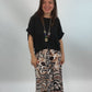 Sommerhose Paisley-Print braun/beige, Gr. 36-42