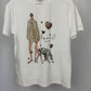 T-Shirt „Paris Amour“ mit Dalmatiner weiß, 36-42