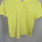 T-Shirt mit Brusttasche gelb, Gr. 34-40