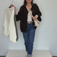 Cardigan "Heart and Happy" creme, Gr. 36-42