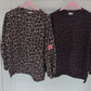 Leo Oversize Sweater „Self Love“ braun, Gr. 36-44