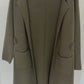 Long Cardigan "Cozy" oliv, Gr. 36-42