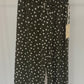 Sommerhose Polka dots oliv, Gr. 36-44