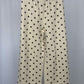Trendige Barrel Hose Polka Dots beige/braun, Gr. 38-44