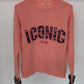 Iconic Club Strickpullover mit Leo-Details, Gr. 34-44