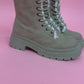 Boot mit Fell taupe, Gr. 36-41