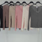 Longsleeve "Pure Romance" rosé-taupe, Gr. 34-38