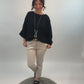 Shirt mit Kette schwarz, Gr. 38-44