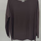 Casual Chic Longsleeve schokobraun, Gr. 36-42