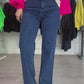 Wide-Leg Jeans dunkel, Gr. 34-42