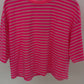Streifenshirt neonpink, Gr. 36-42