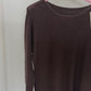Basic Pullover schokobraun, Gr. 36-42