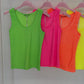 Neon Tanktop gelb, Gr. 34-42