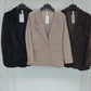 Samt-Optik Blazer "Mara" schwarz, Gr. 36-46