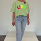 Shirt "Ciao Bella" blau, Gr. 36-42