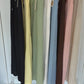 Stoffhose mit Struktur schwarz, Gr. 36-42