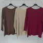 Pullover "Lina" beige, Gr. 38-46