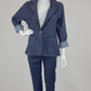 Jeans-Anzug Blazer und Hose Set , Gr. 36-44