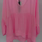 Tunika-Bluse neonpink, Gr. 38-44