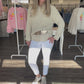 Damen Bluse in beige, Gr. 34-44